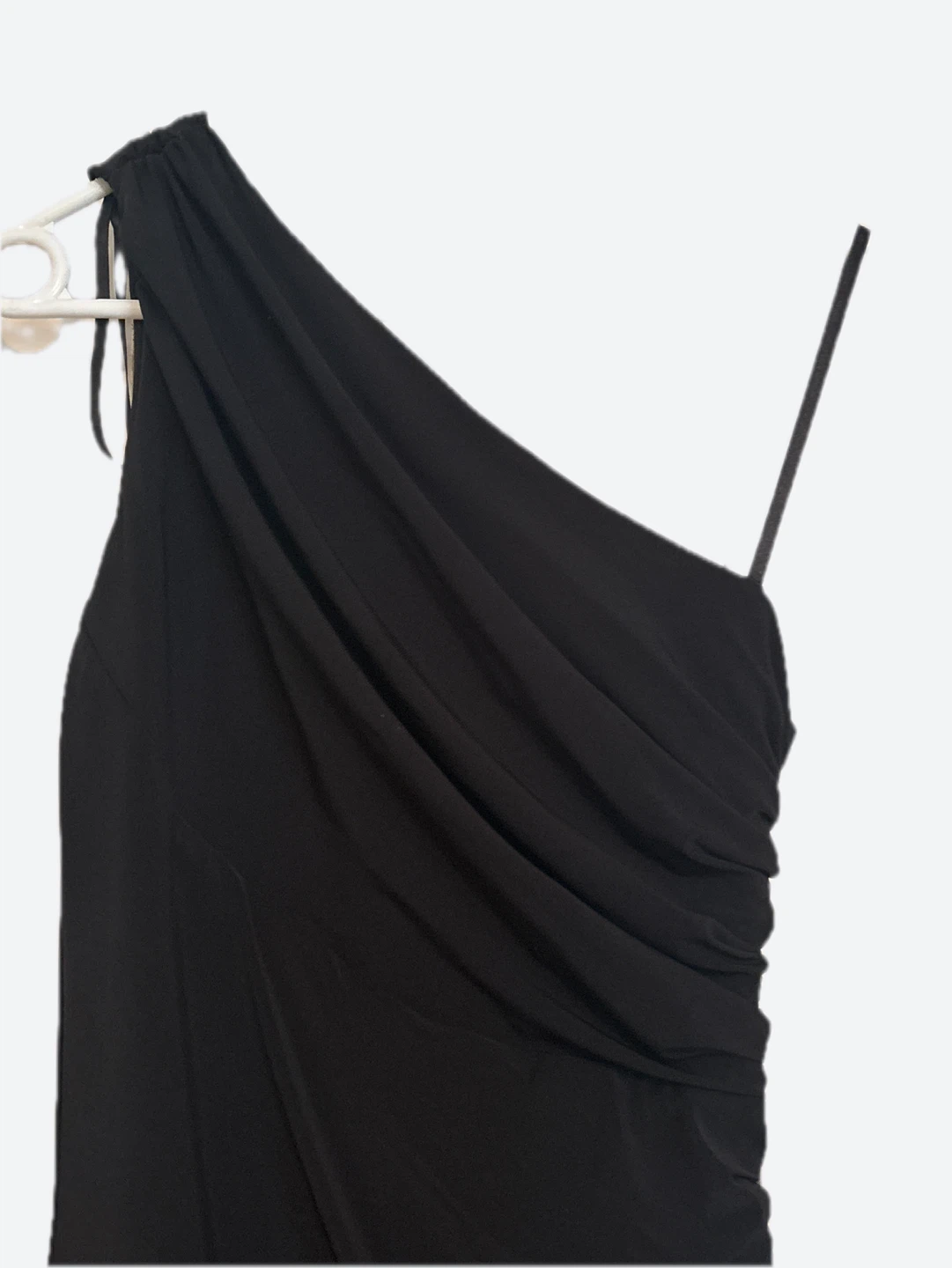 Black One Shoulder Maxi Dress