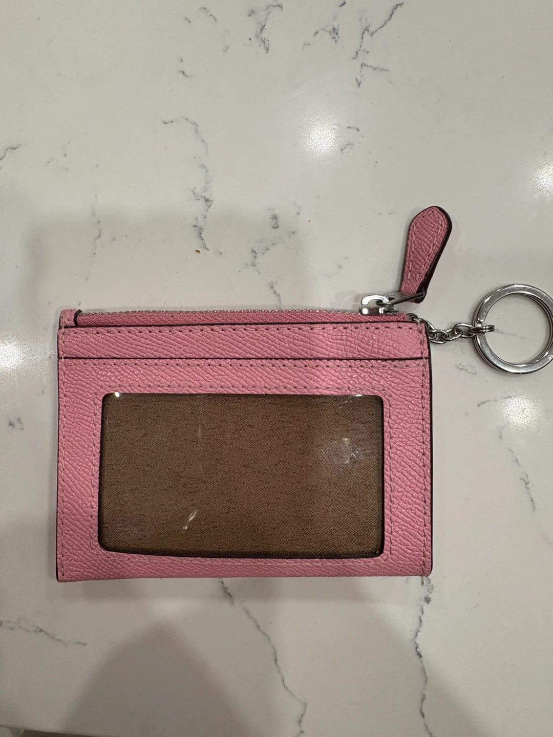 Coach Pink Leather Card Holder - photo 2