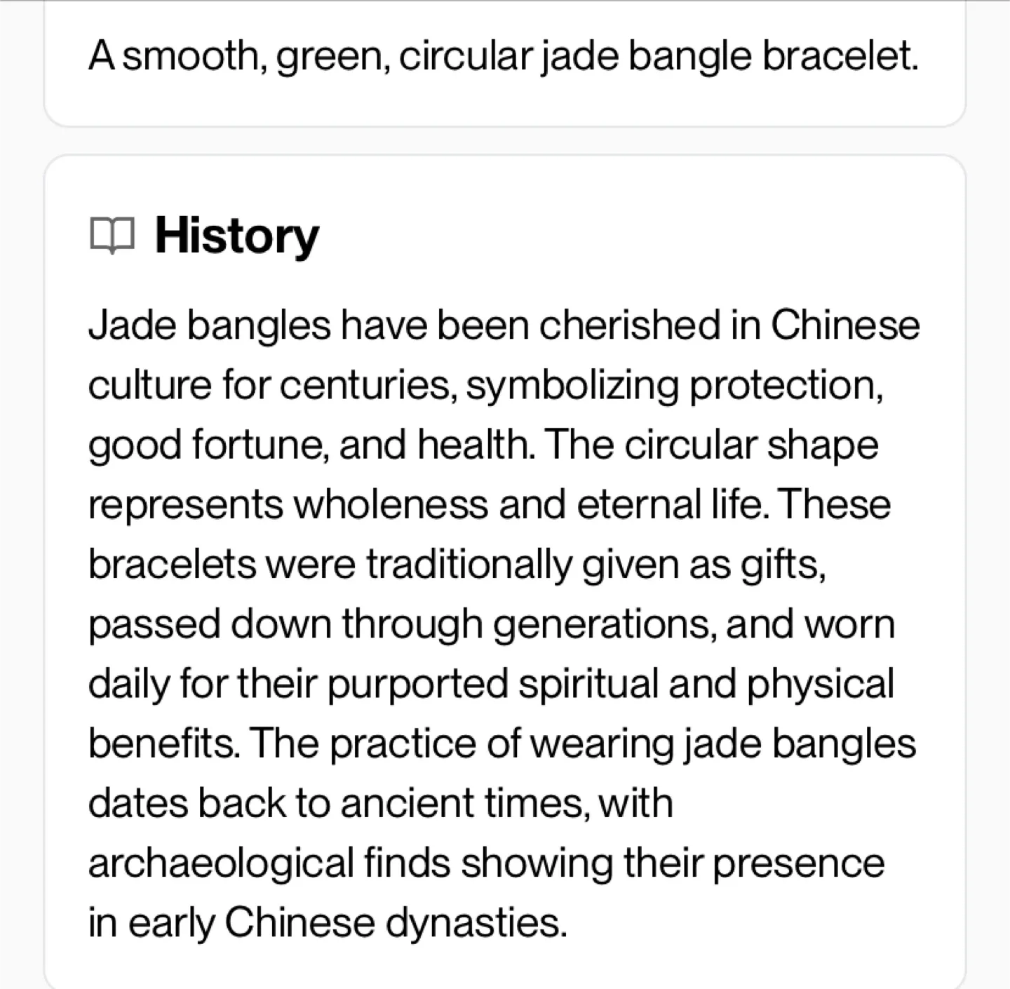 Jade Bangle Bracelet image indicator(2)