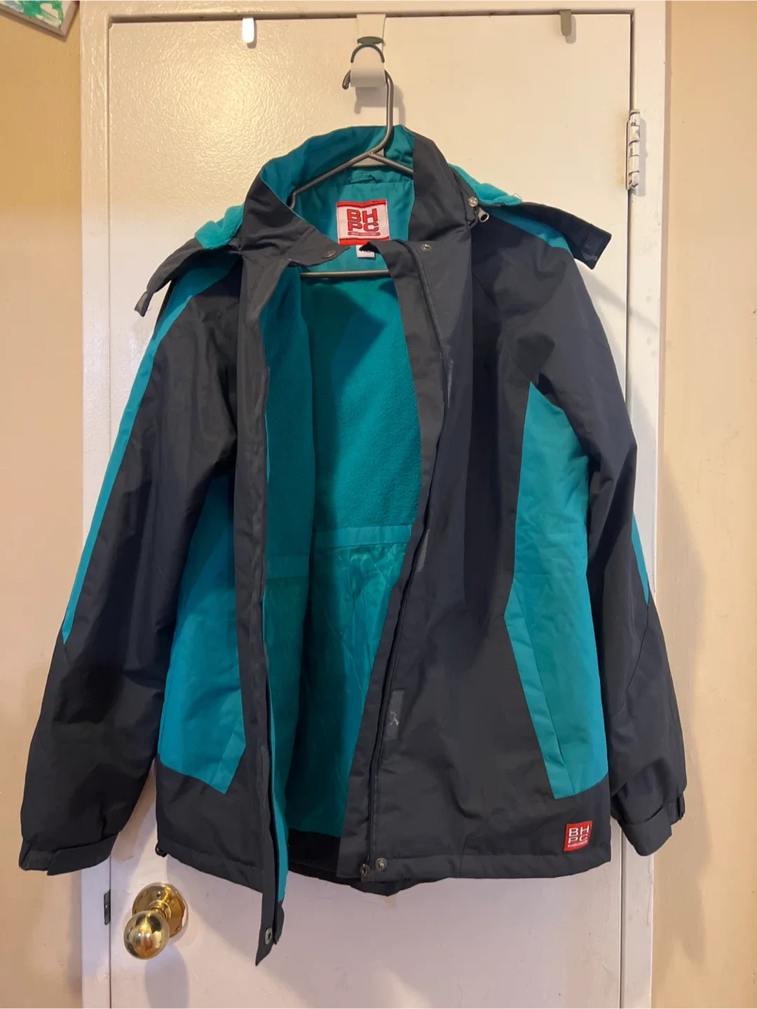 BHPC Black & Teal Winter Jacket thumbnail