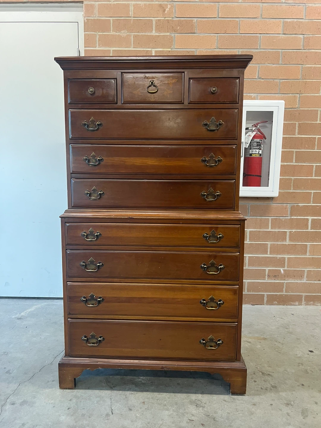 Wooden Tallboy Dresser