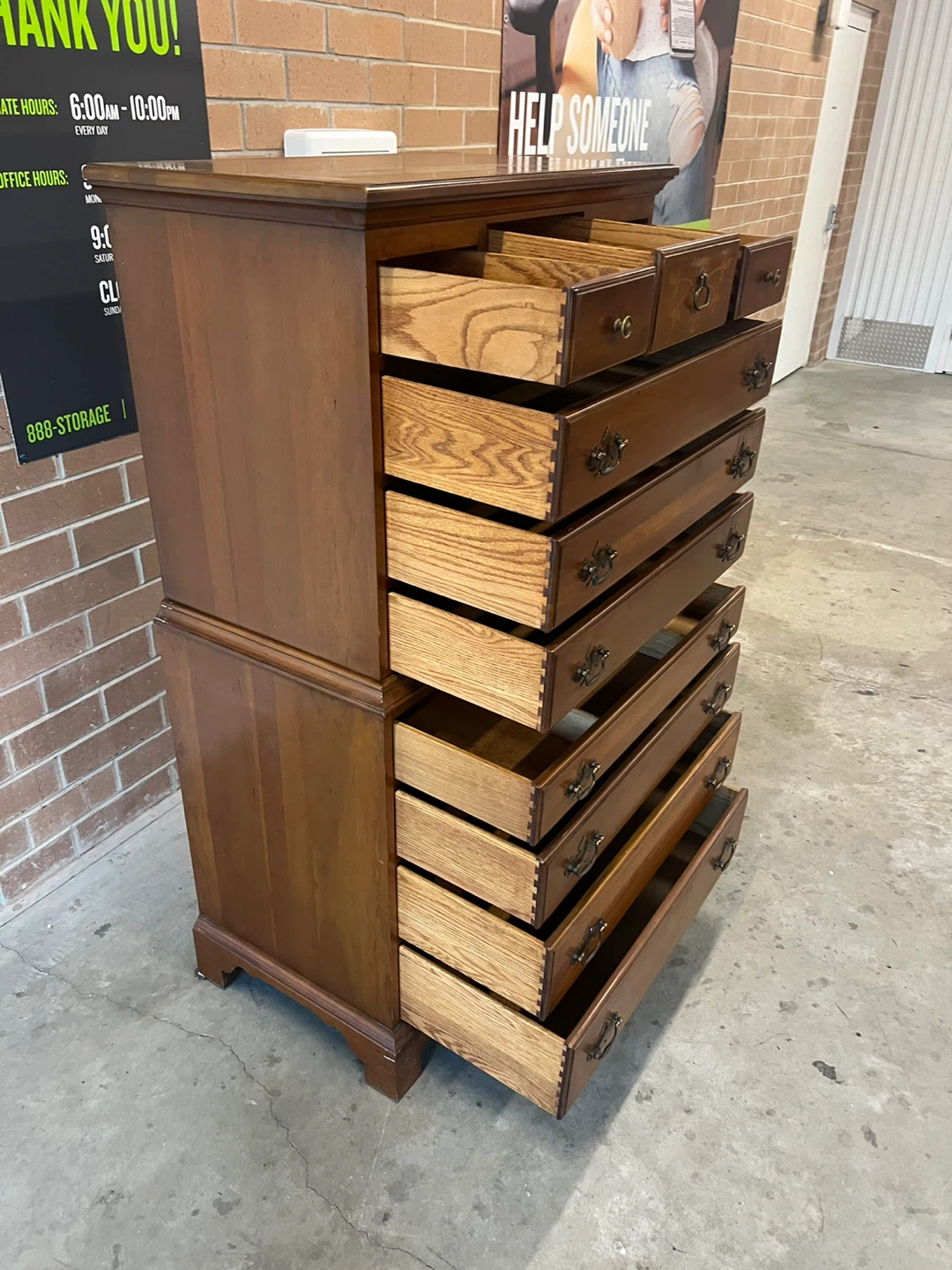 Wooden Tallboy Dresser - photo 4