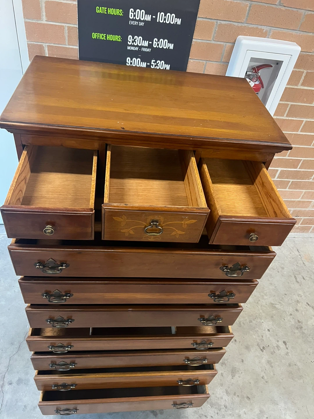 Wooden Tallboy Dresser - photo 2