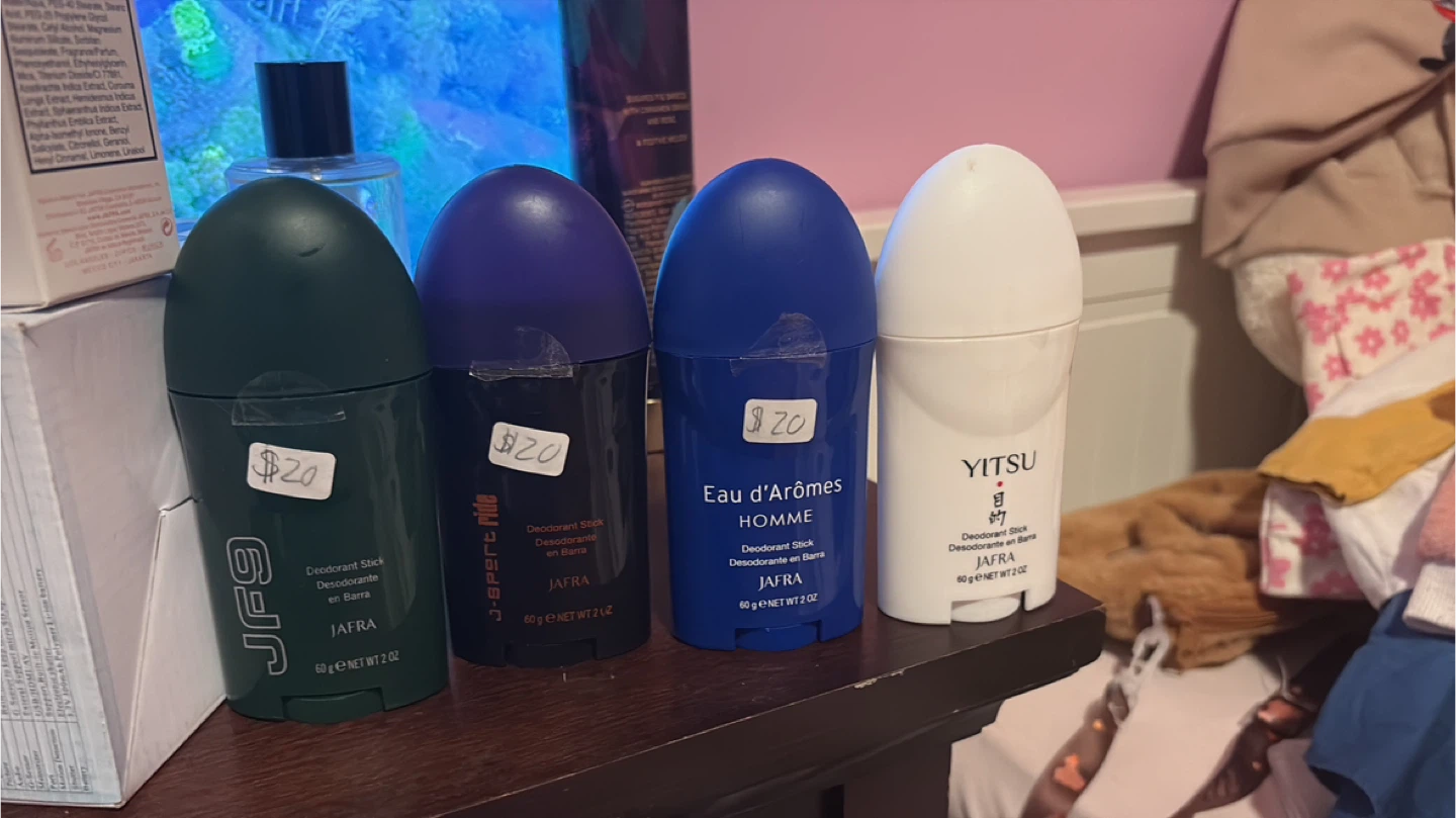 Jafra Deodorant Stick Lot - 4 Scents