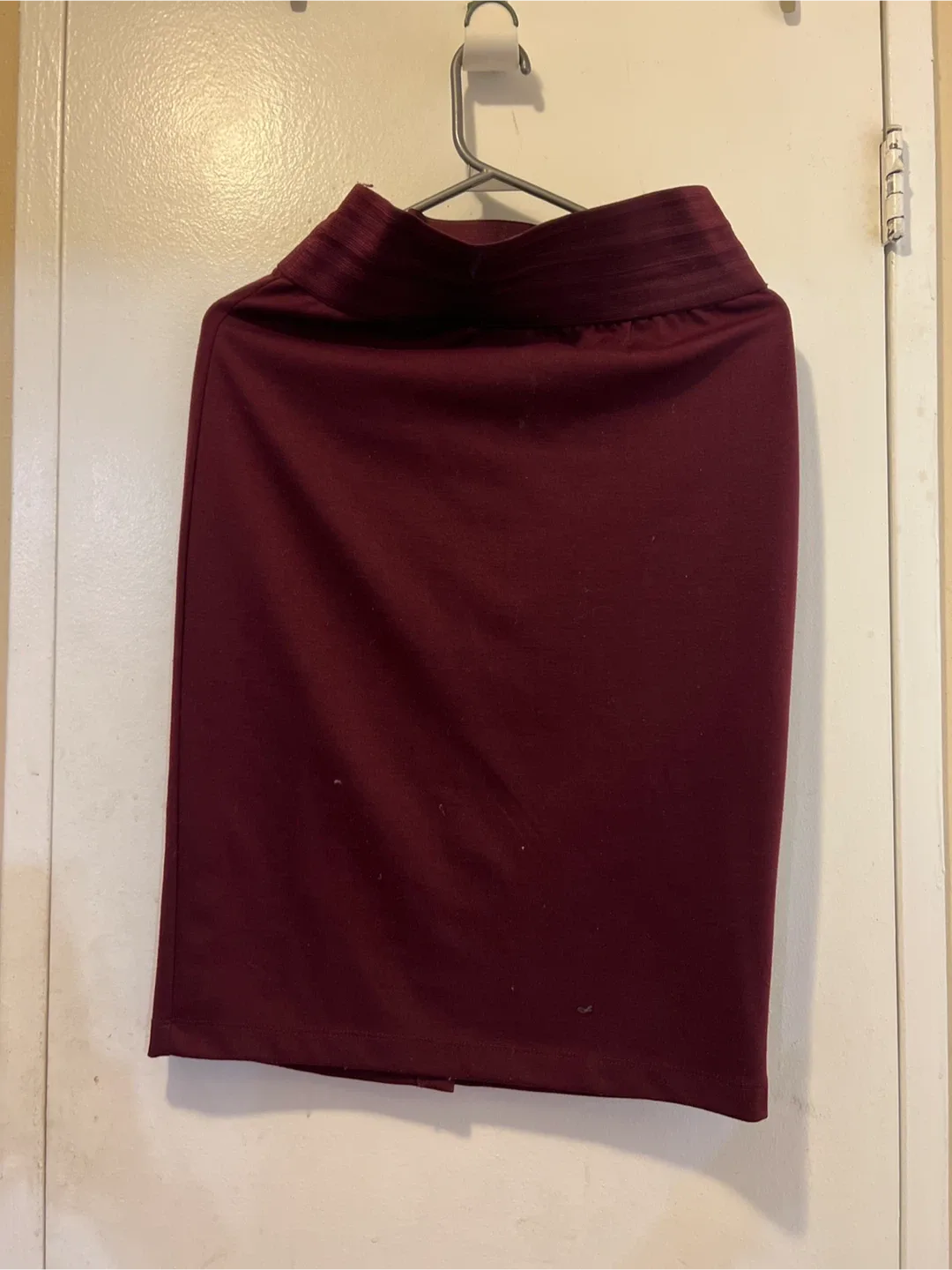 Burgundy Pencil Skirt thumbnail