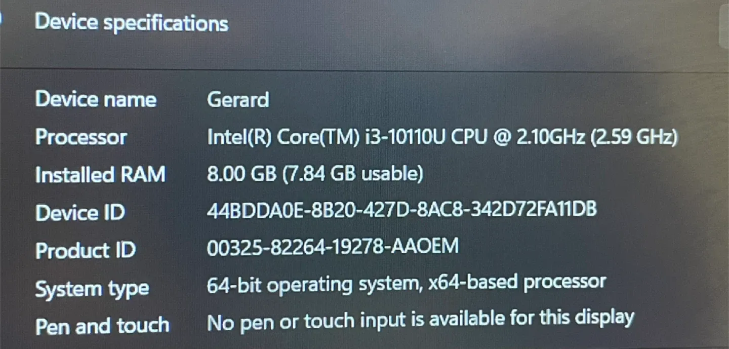 Huawei Matebook D15 512 GB NVME image indicator(3)