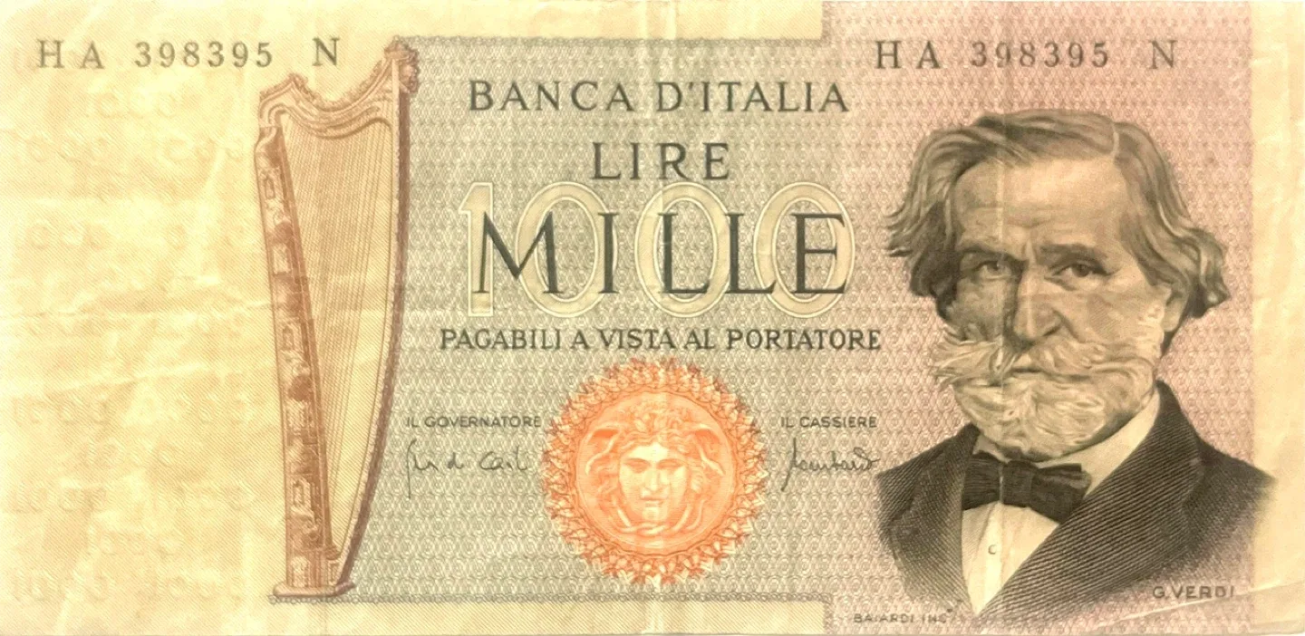 1000 lire | Italy - 1969 thumbnail