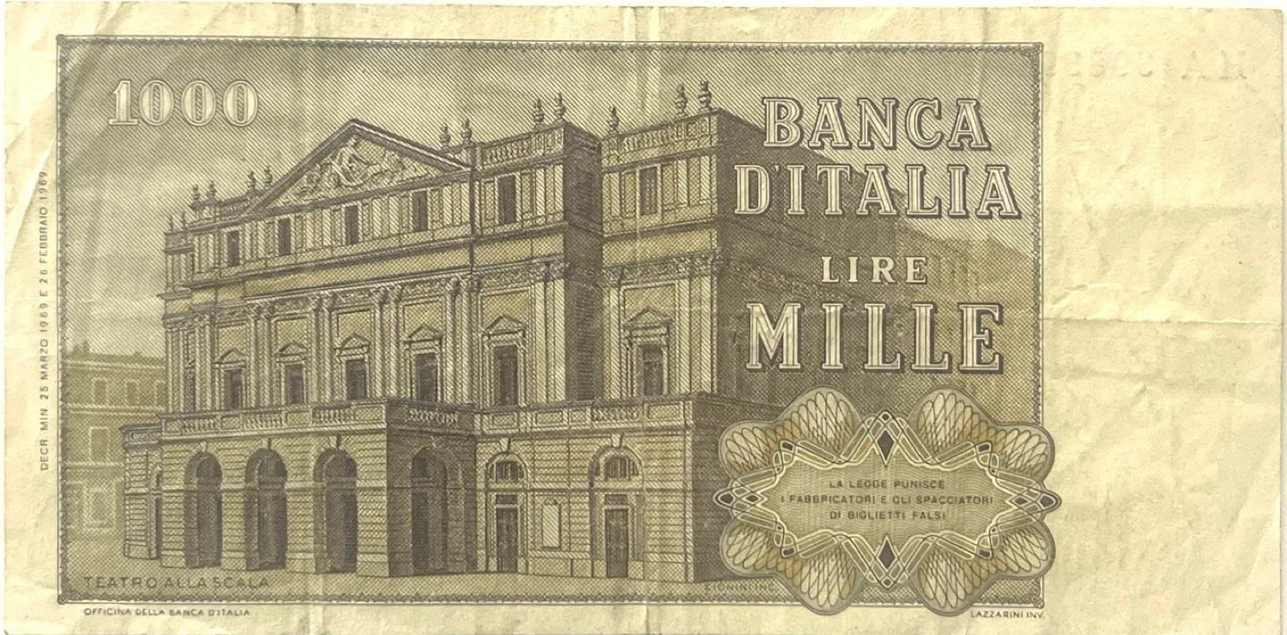 1000 lire | Italy - 1969 image indicator(2)