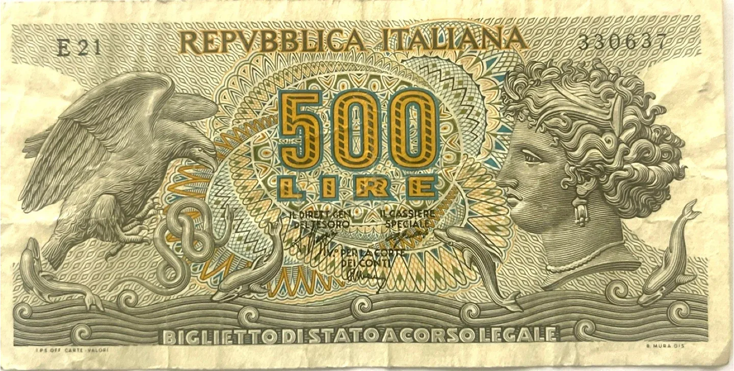 500 lire | Italy - 1970 thumbnail