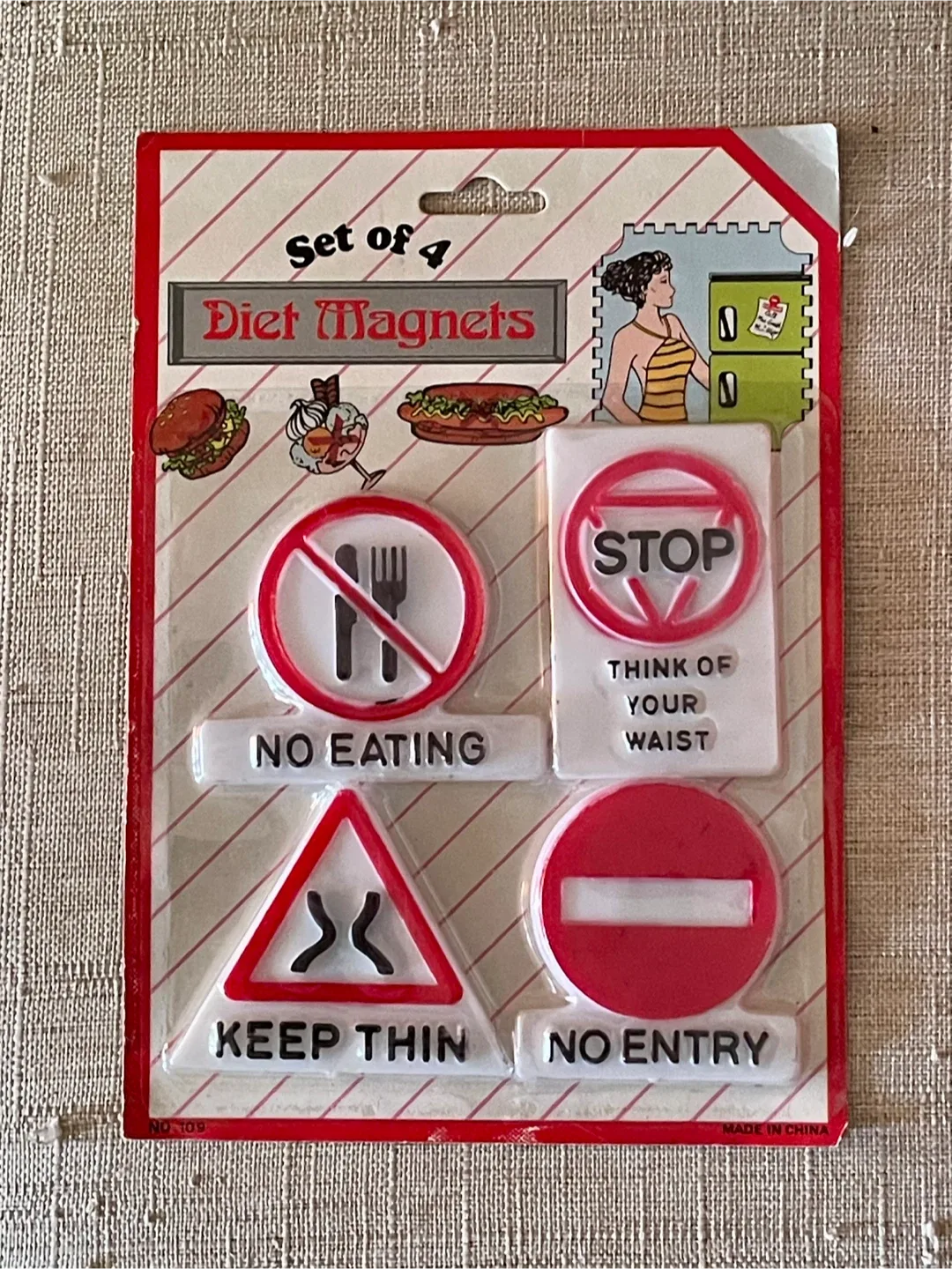 NEW Set of 4 Diet Fridge Magnets thumbnail