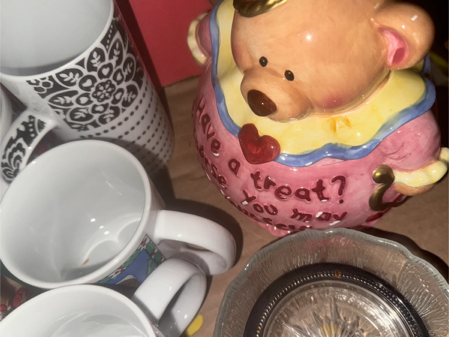 Mixed Mugs and Decorative Items