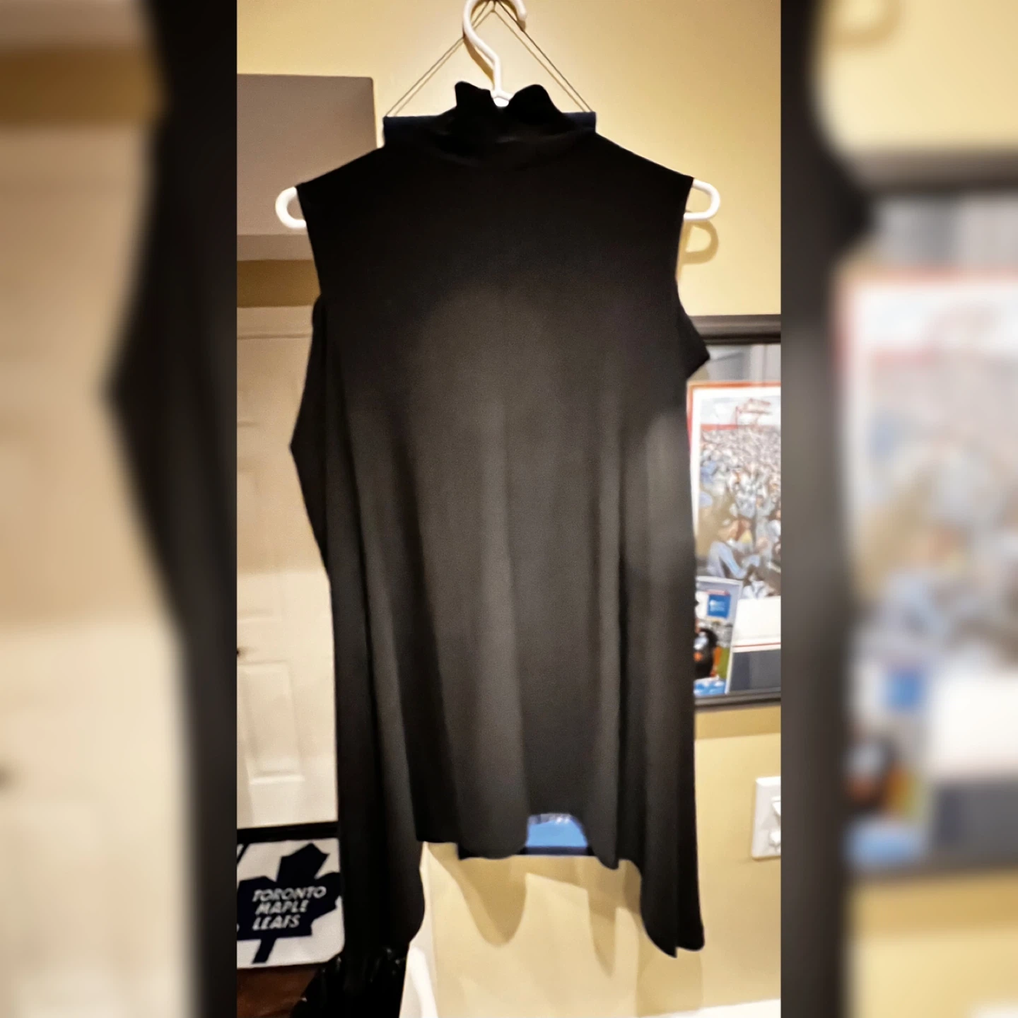 Joseph Ribkoff Black Cold Shoulder Blouse Size 8 - photo 2