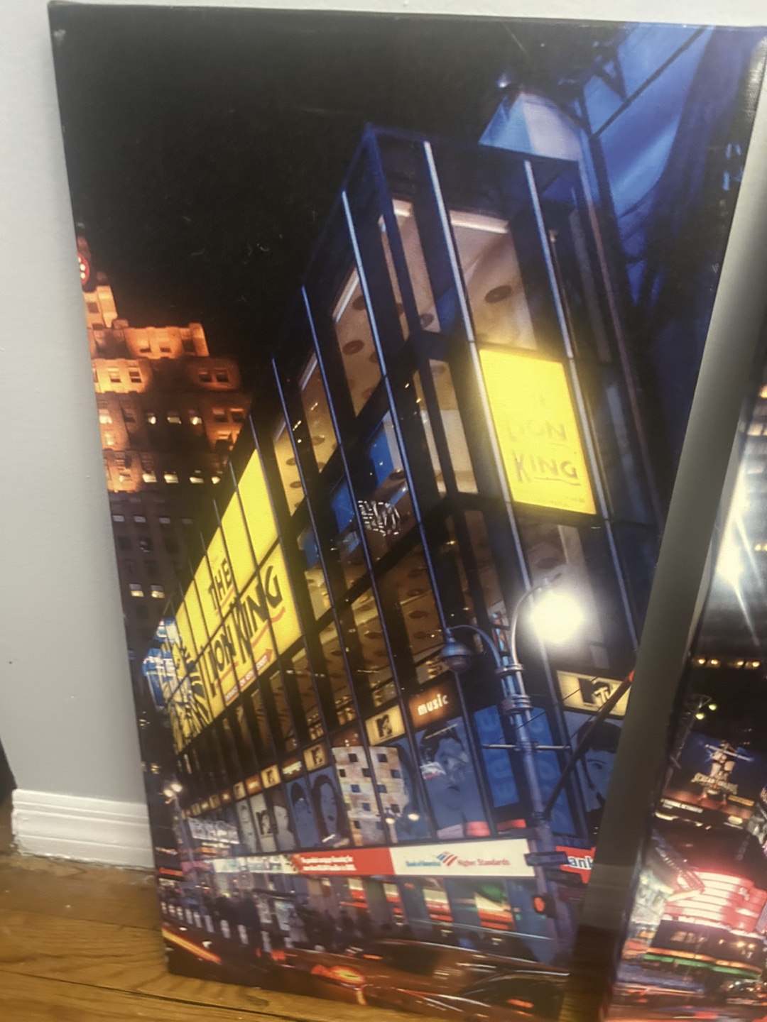 Times Square Canvas Wall Art - 3 Panels - photo 2