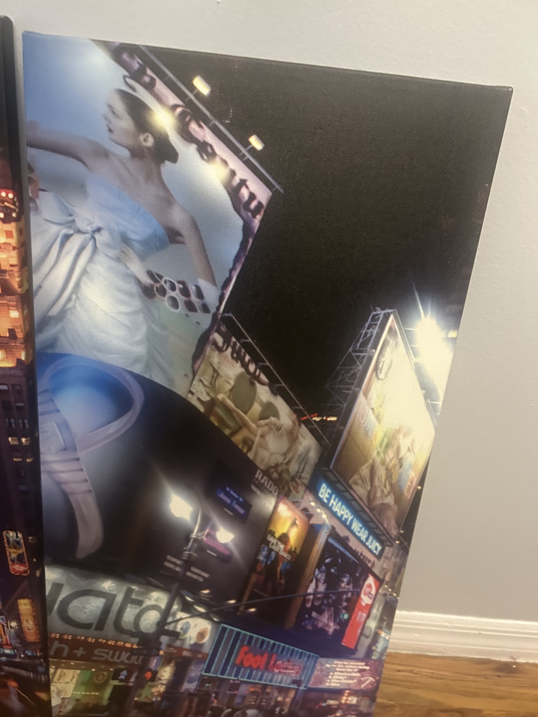 Times Square Canvas Wall Art - 3 Panels - photo 4