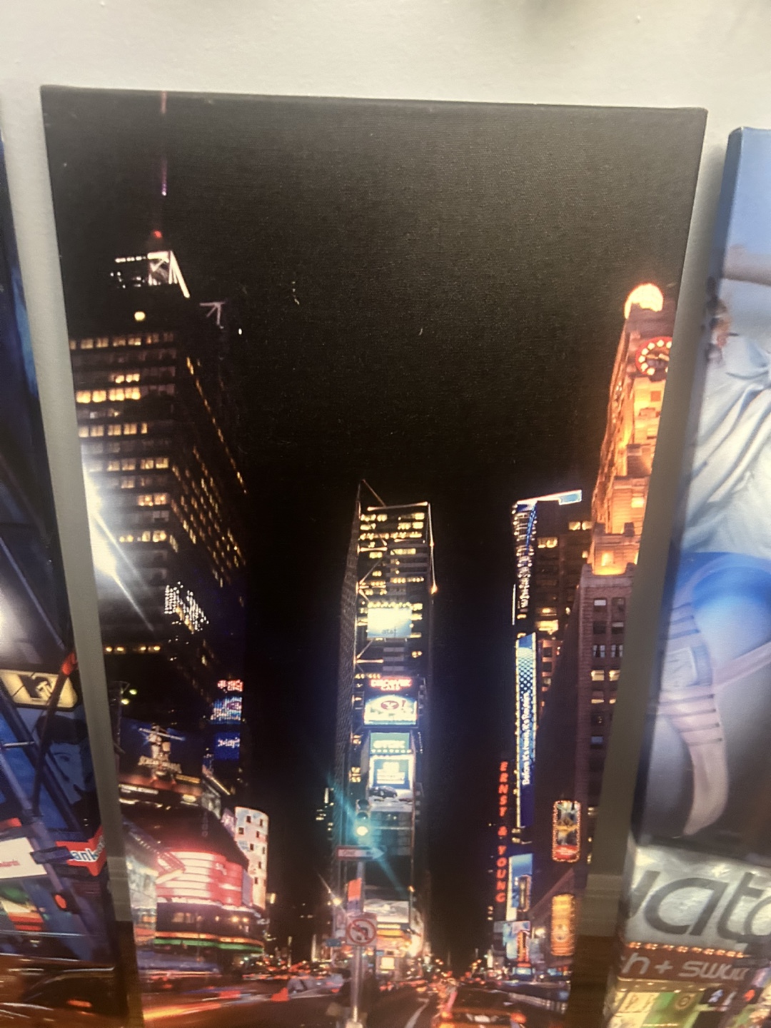 Times Square Canvas Wall Art - 3 Panels - photo 3