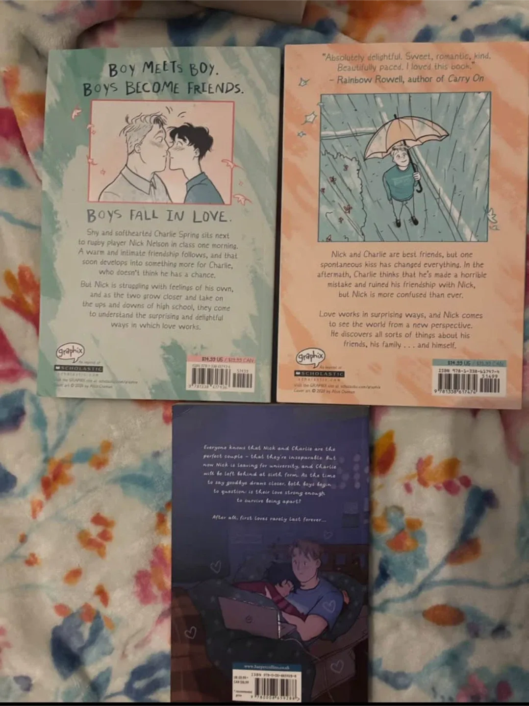 Heartstopper Vol 1 & 2 + Nick and Charlie by Alice Oseman image indicator(2)