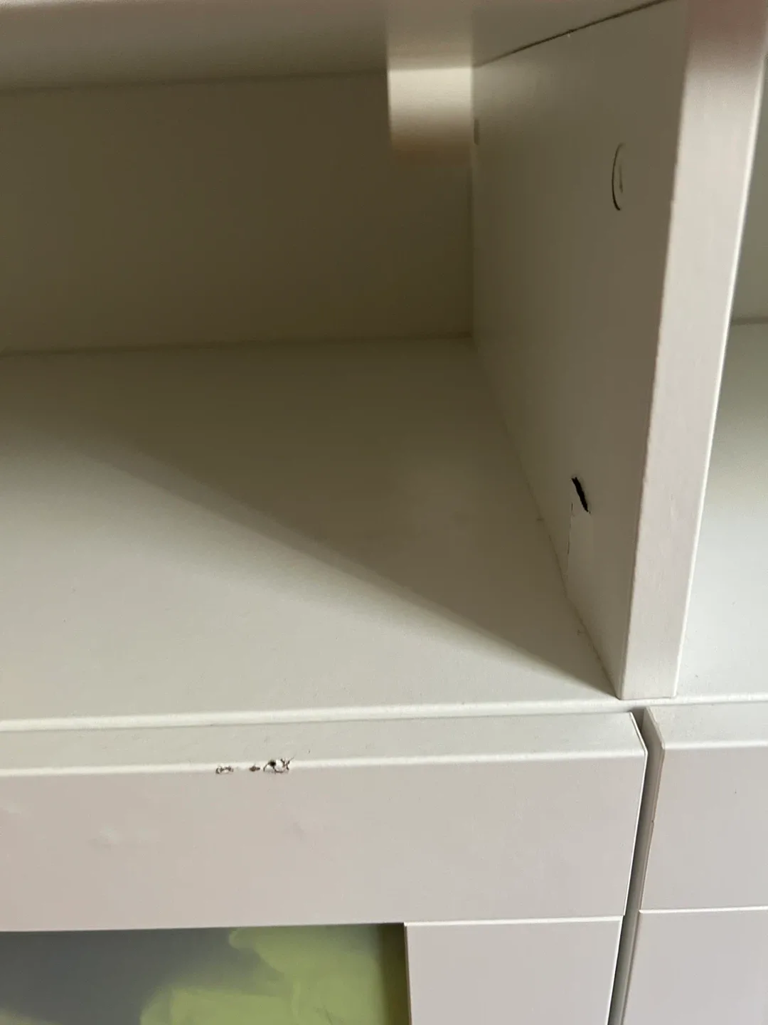 White TV Stand/ Storage unit image indicator(3)