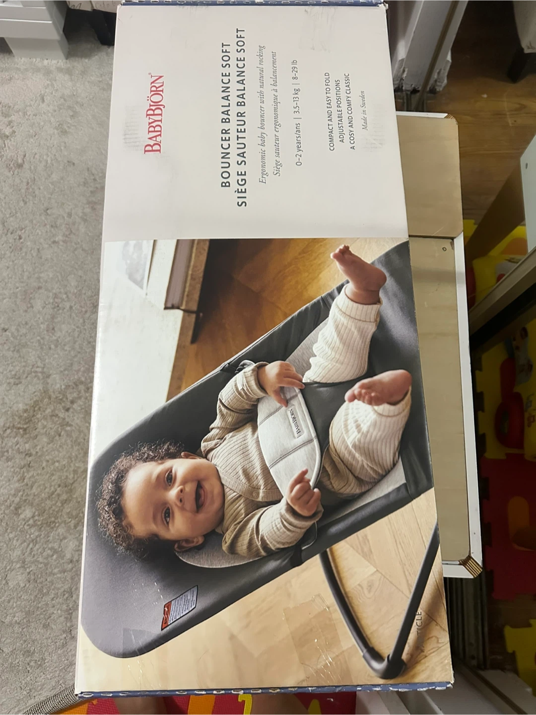 BabyBjorn Bouncer Balance Soft - Like New!