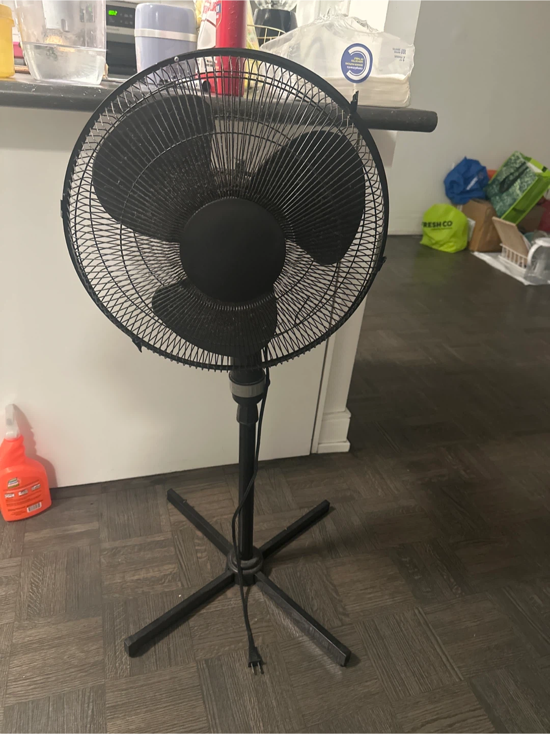 Black Standing Fan