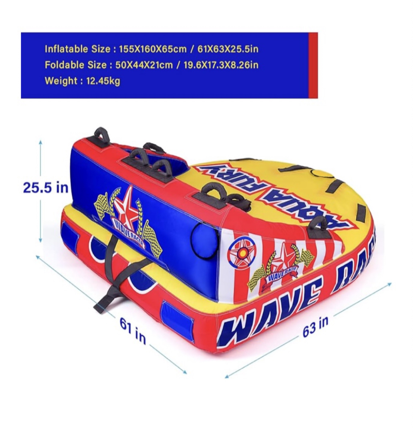 Aqua Fury Towable Tube - brand new (never used) - photo 3