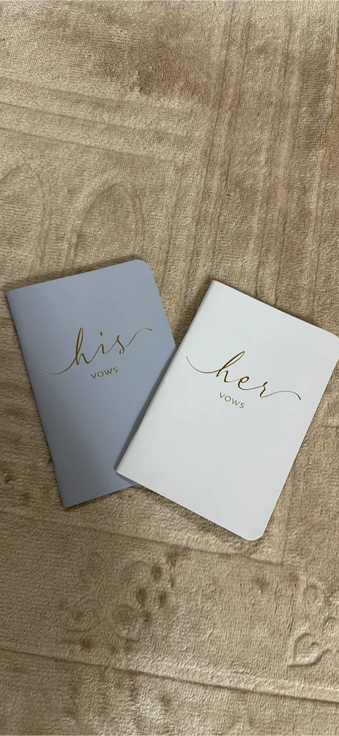Vekola Vow Books for Wedding His and Hers - photo 3