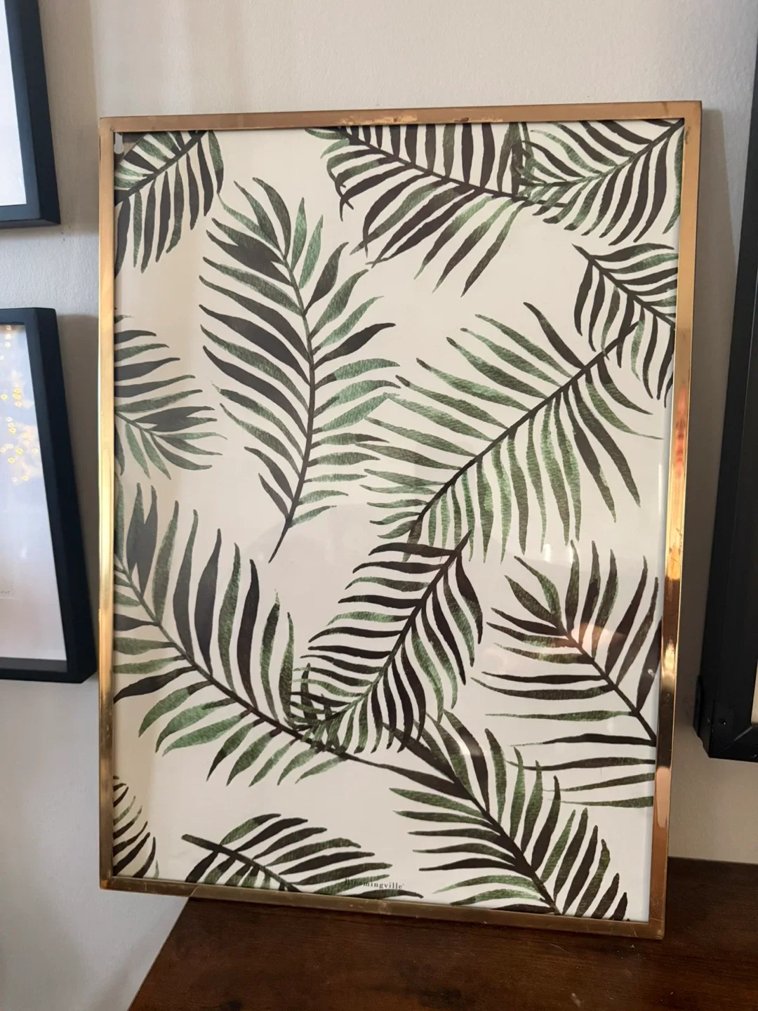 Framed Palm Leaf Print image indicator(2)