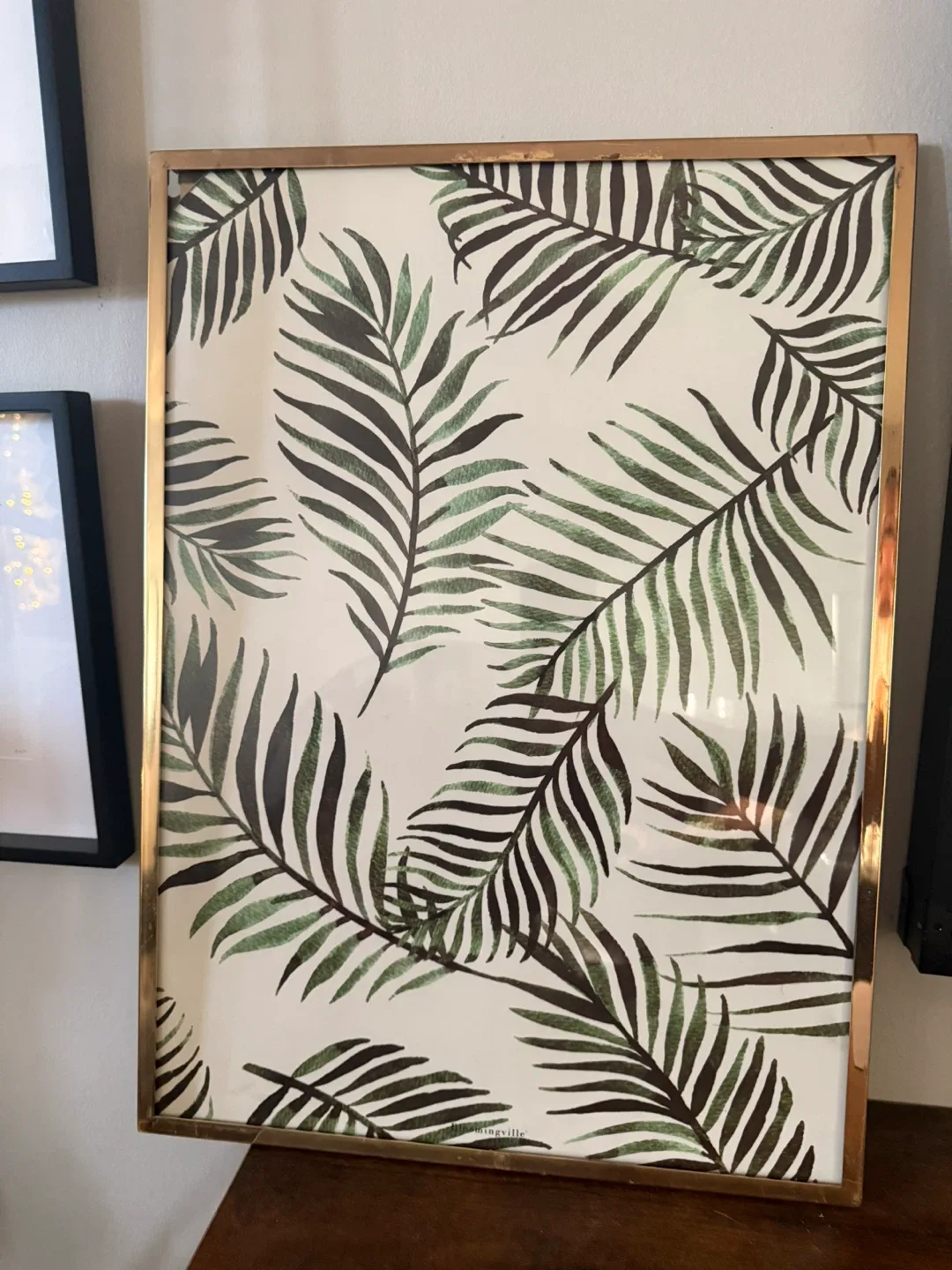 Framed Palm Leaf Print image indicator(3)