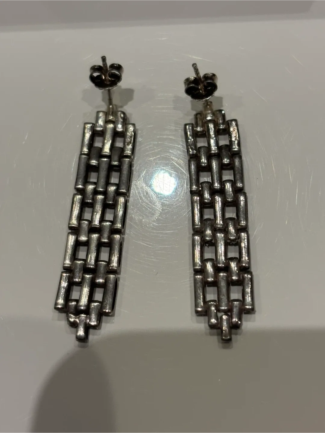 Silver Dangle Earrings thumbnail