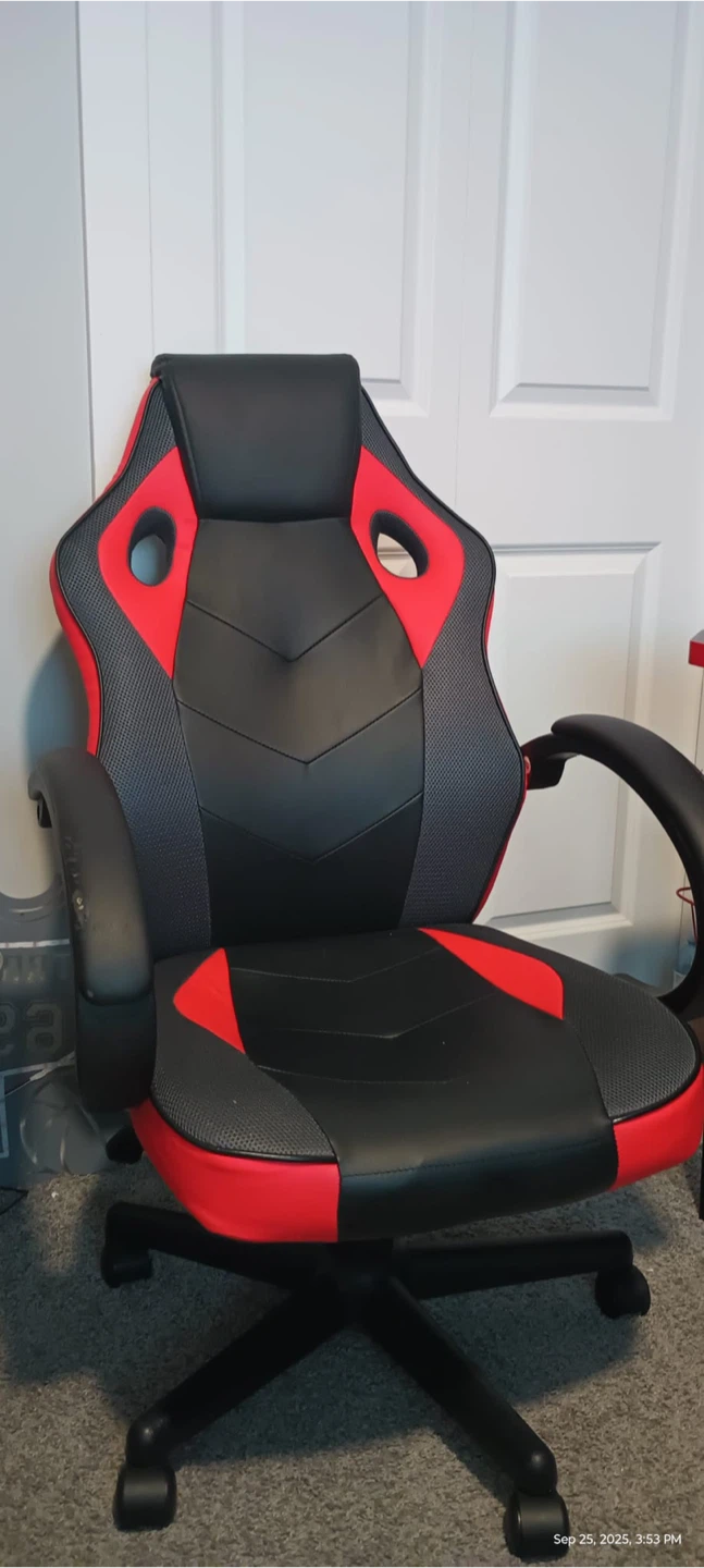 Red & Black Gaming Chair - photo 2