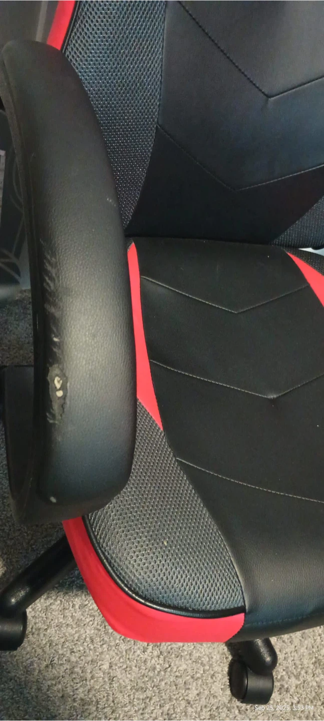 Red & Black Gaming Chair - photo 3