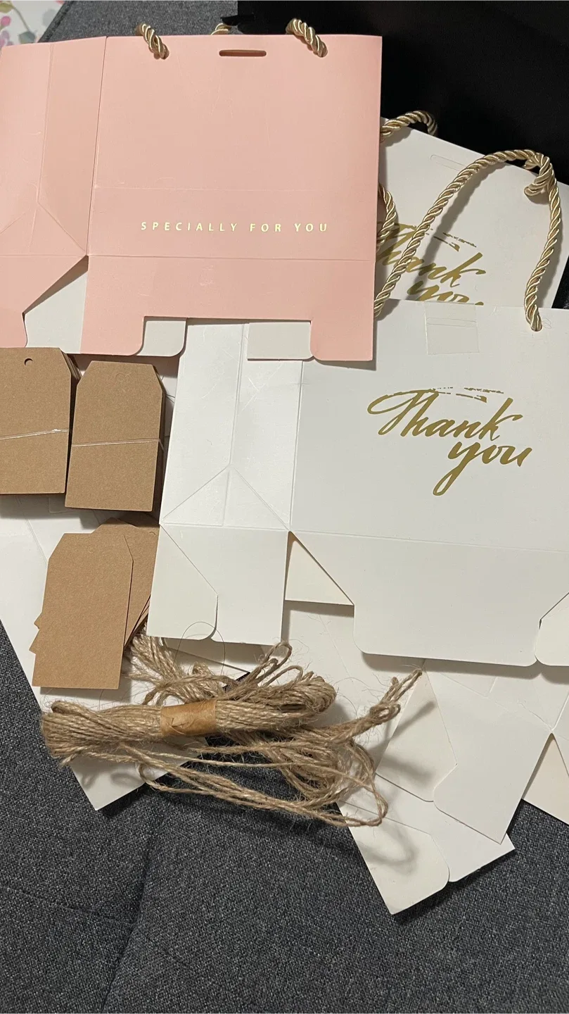 Gift Bags with Tags and Twine thumbnail