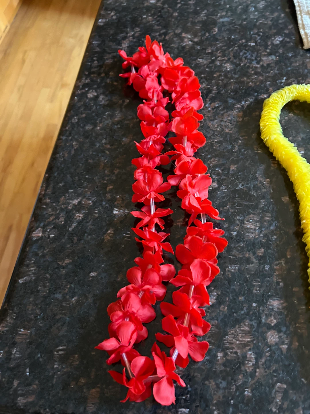 Red Flower Lei