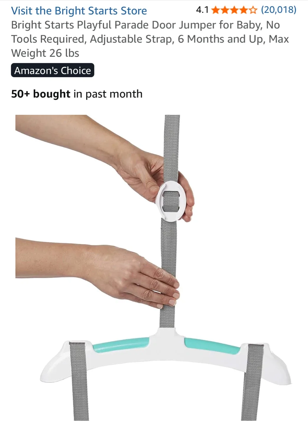 Bright Starts Playful Parade Door Jumper for Baby image indicator(8)