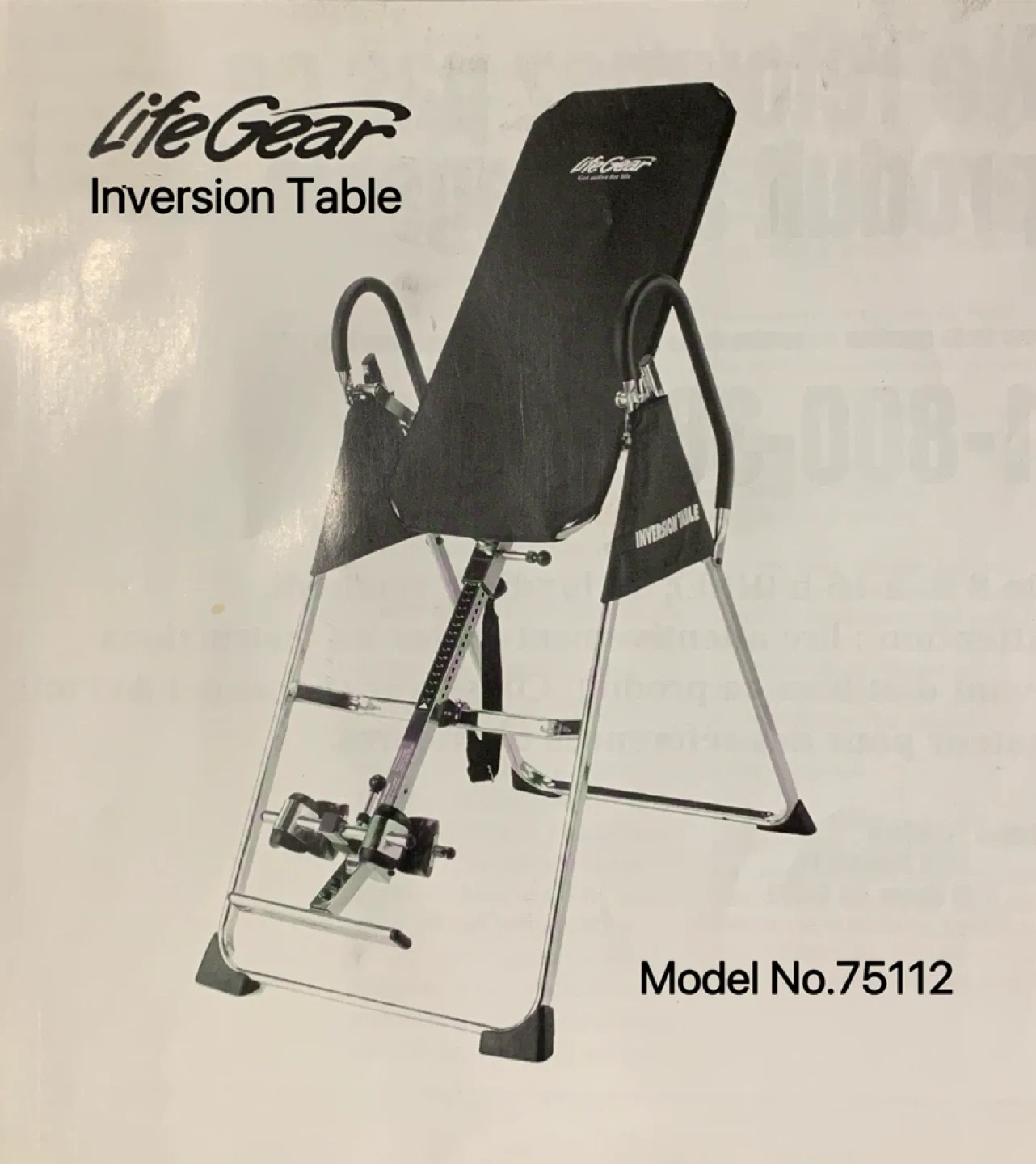 LifeGear Inversion Table Model# 75112 thumbnail