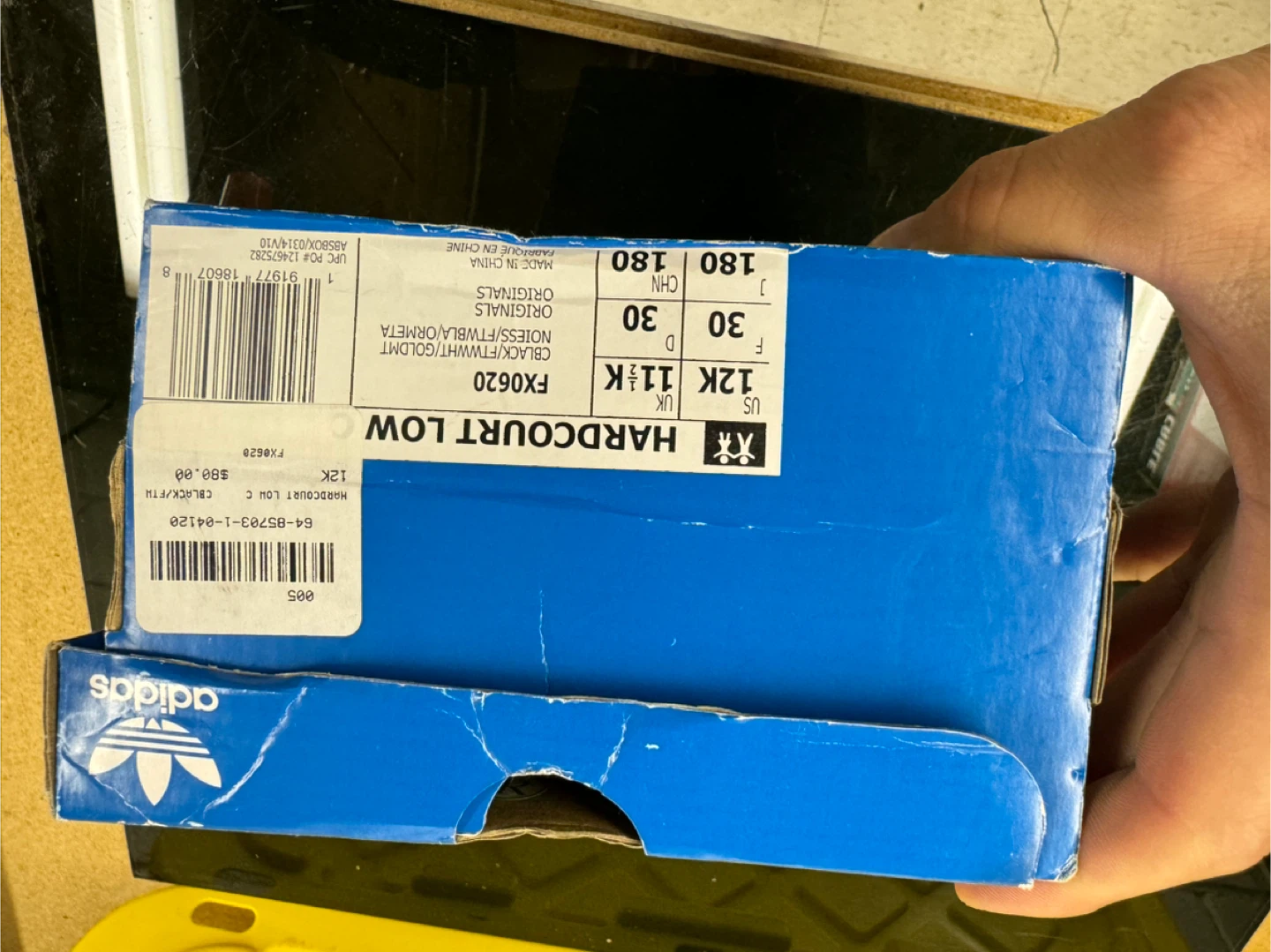 Adidas Hardcourt Low Kids Size 12K