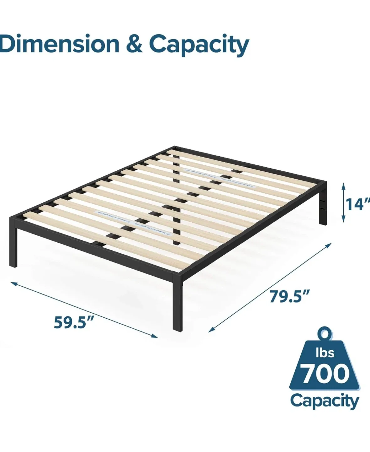 Queen bed frame thumbnail