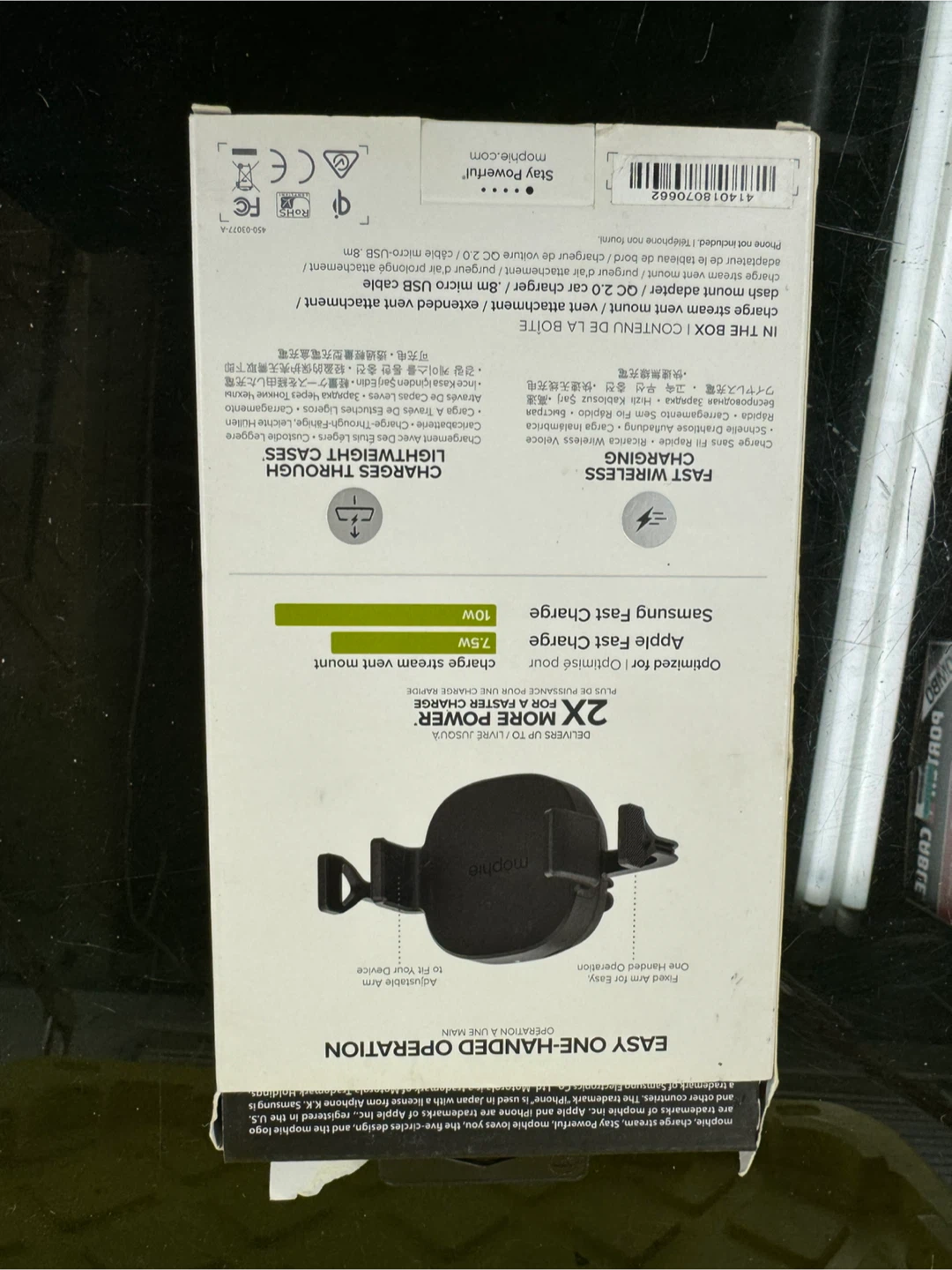 Mophie Charge Stream Vent Mount - Like New! - photo 2