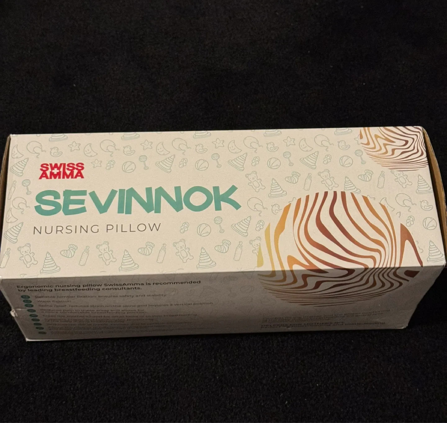 Ergonomic nursing pillow made of memory foam image indicator(2)