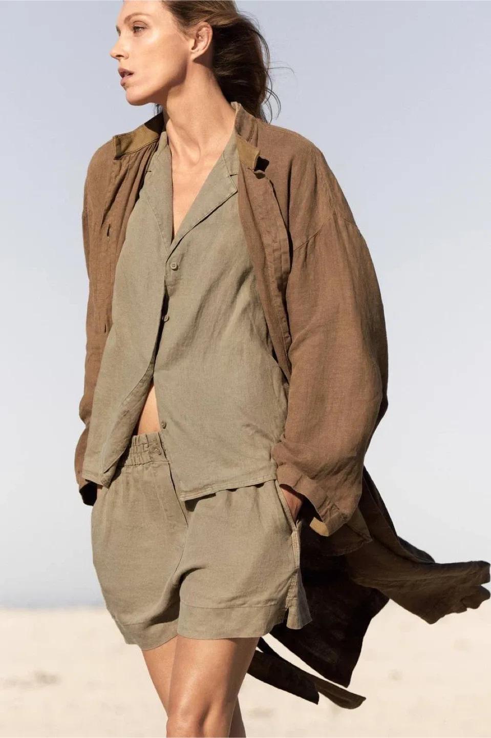 ZARA Linen Shirt - Size XL thumbnail