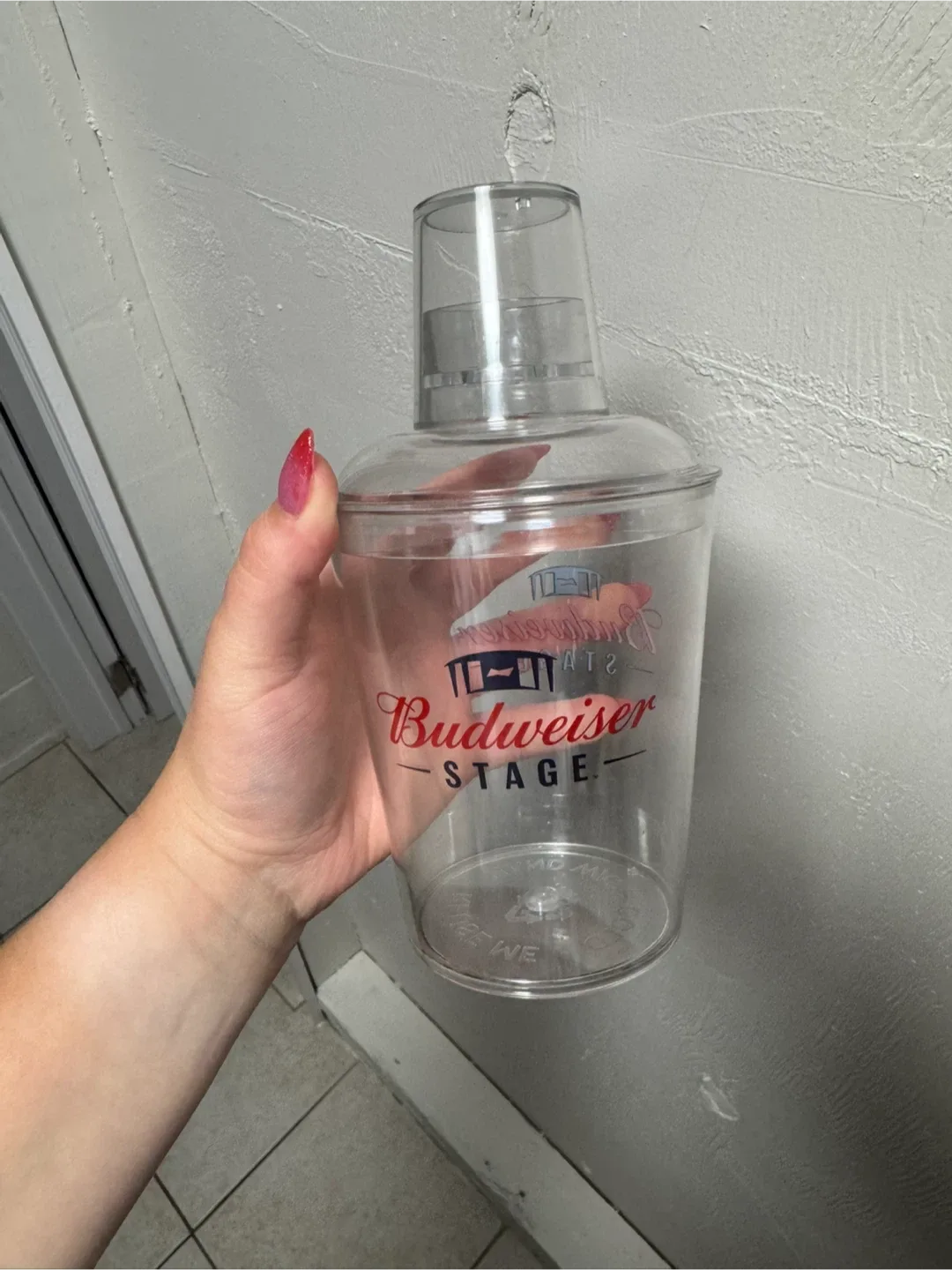Budweiser Stage Plastic Cup with Lid thumbnail