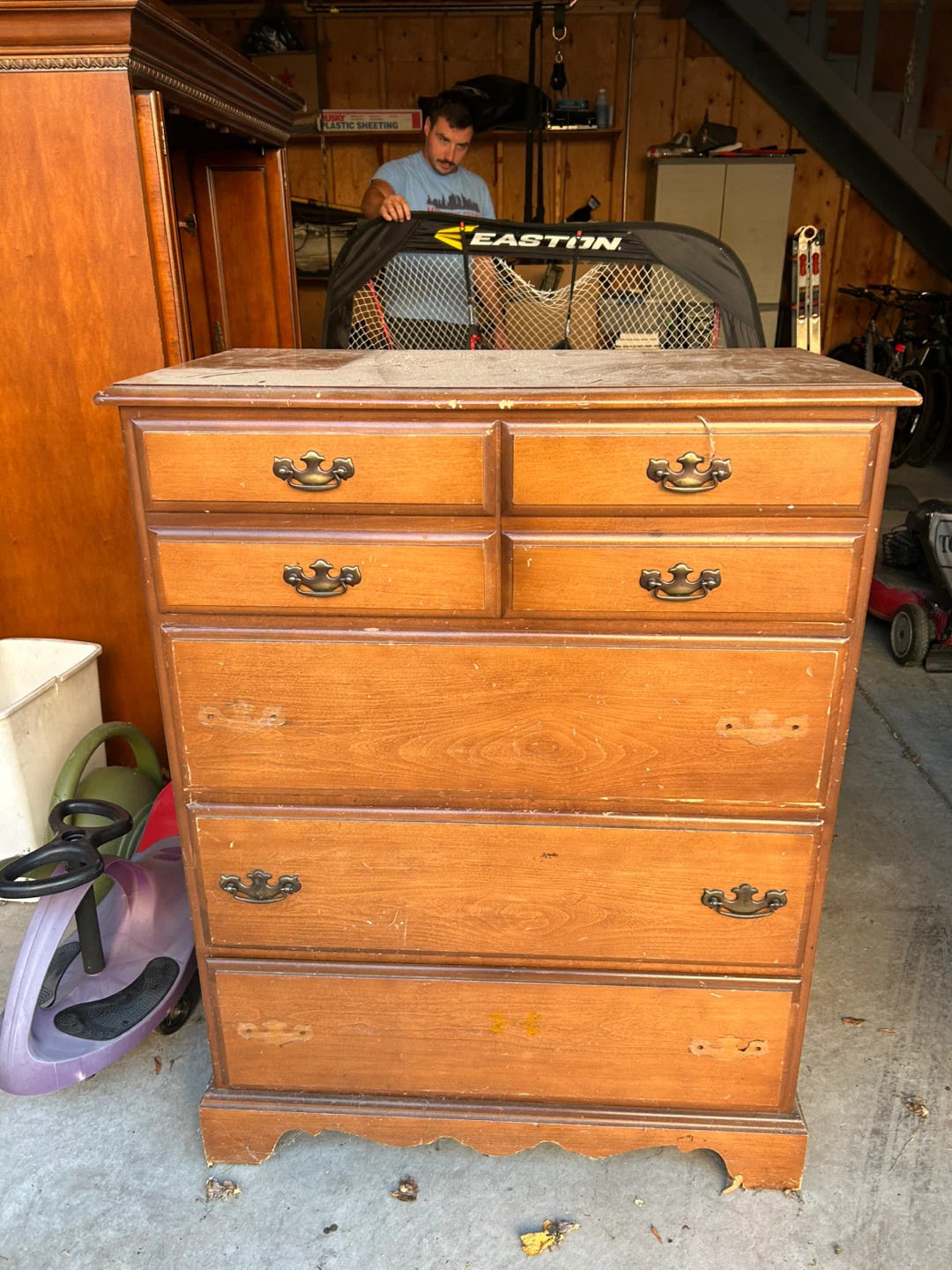 Wooden 5-Drawer Dresser - photo 2