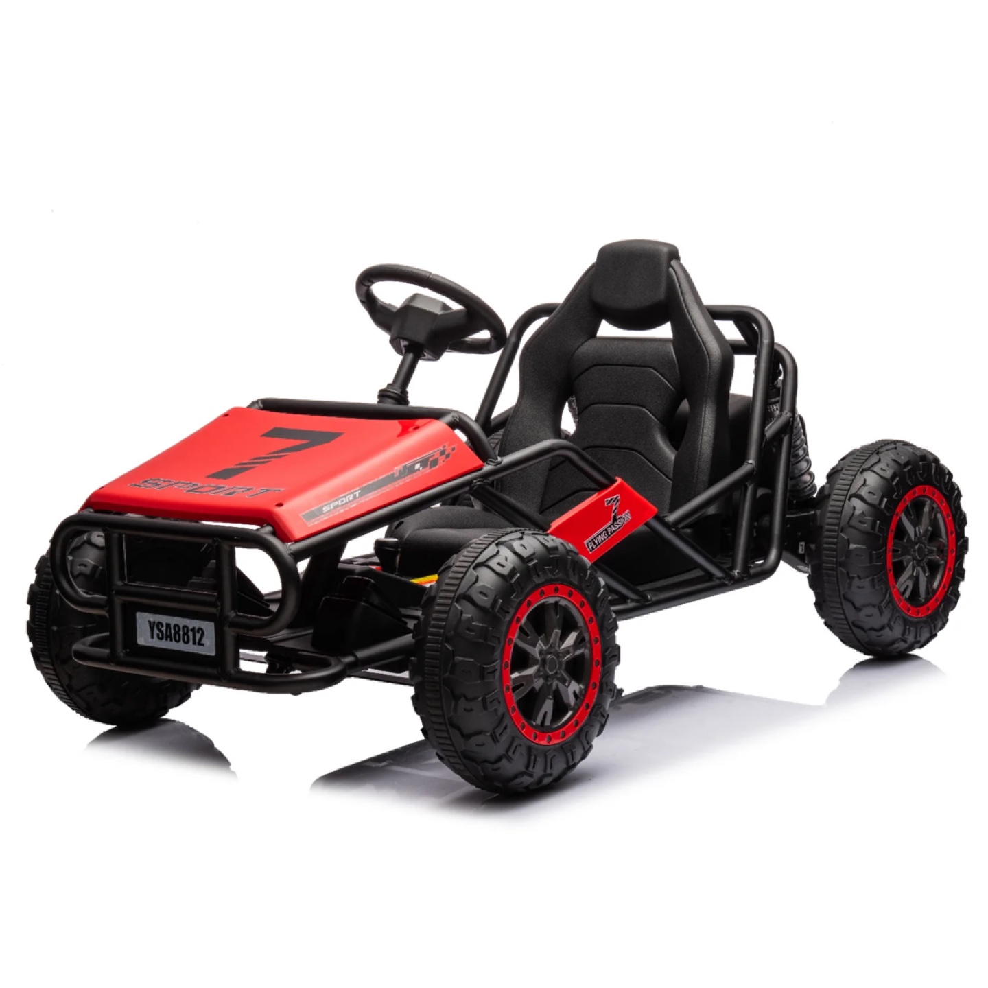 Kids Ride On Car - Red & Black