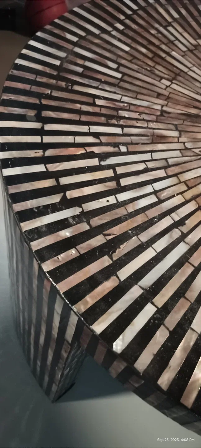 Two Round Mosaic Accent Table image indicator(2)