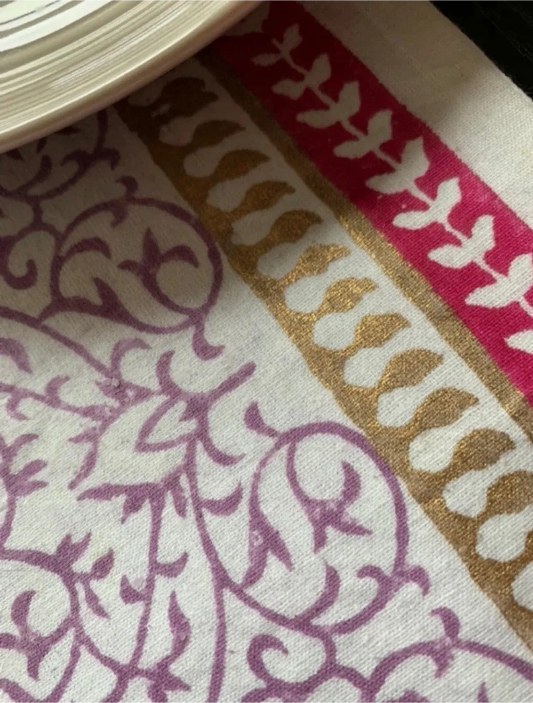 🆕Hand Block Printed Table Runner image indicator(3)