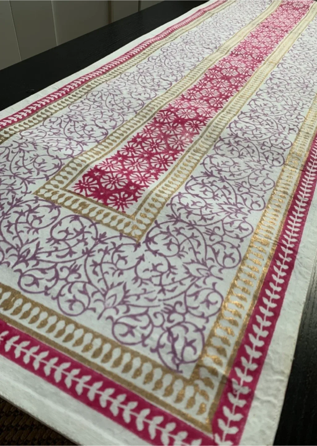 🆕Hand Block Printed Table Runner image indicator(6)