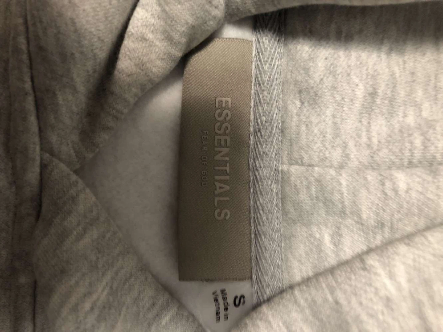 Essentials Fear of God Hoodie - Grey, Size S - photo 3