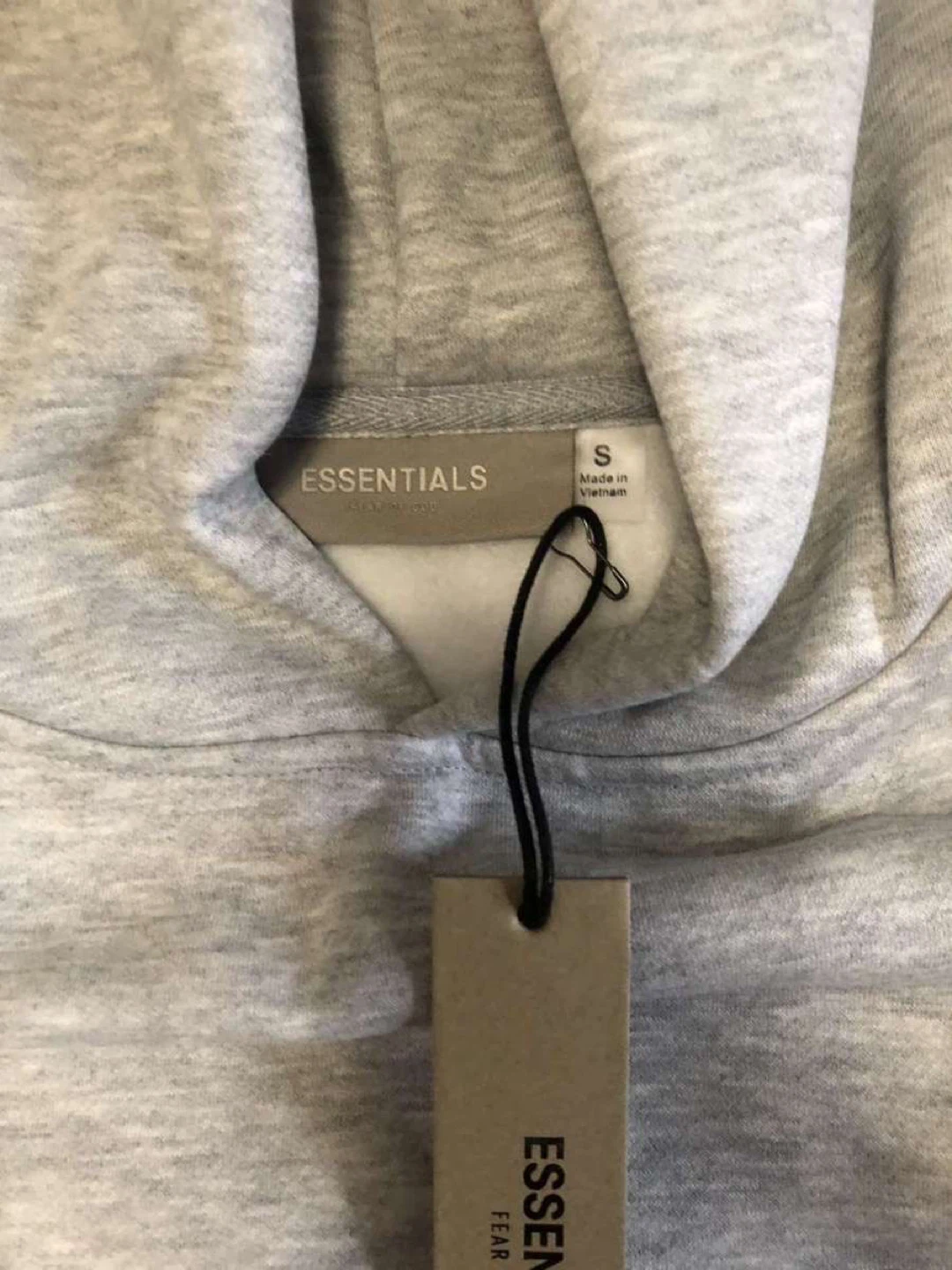 Essentials Fear of God Hoodie - Grey, Size S - photo 4