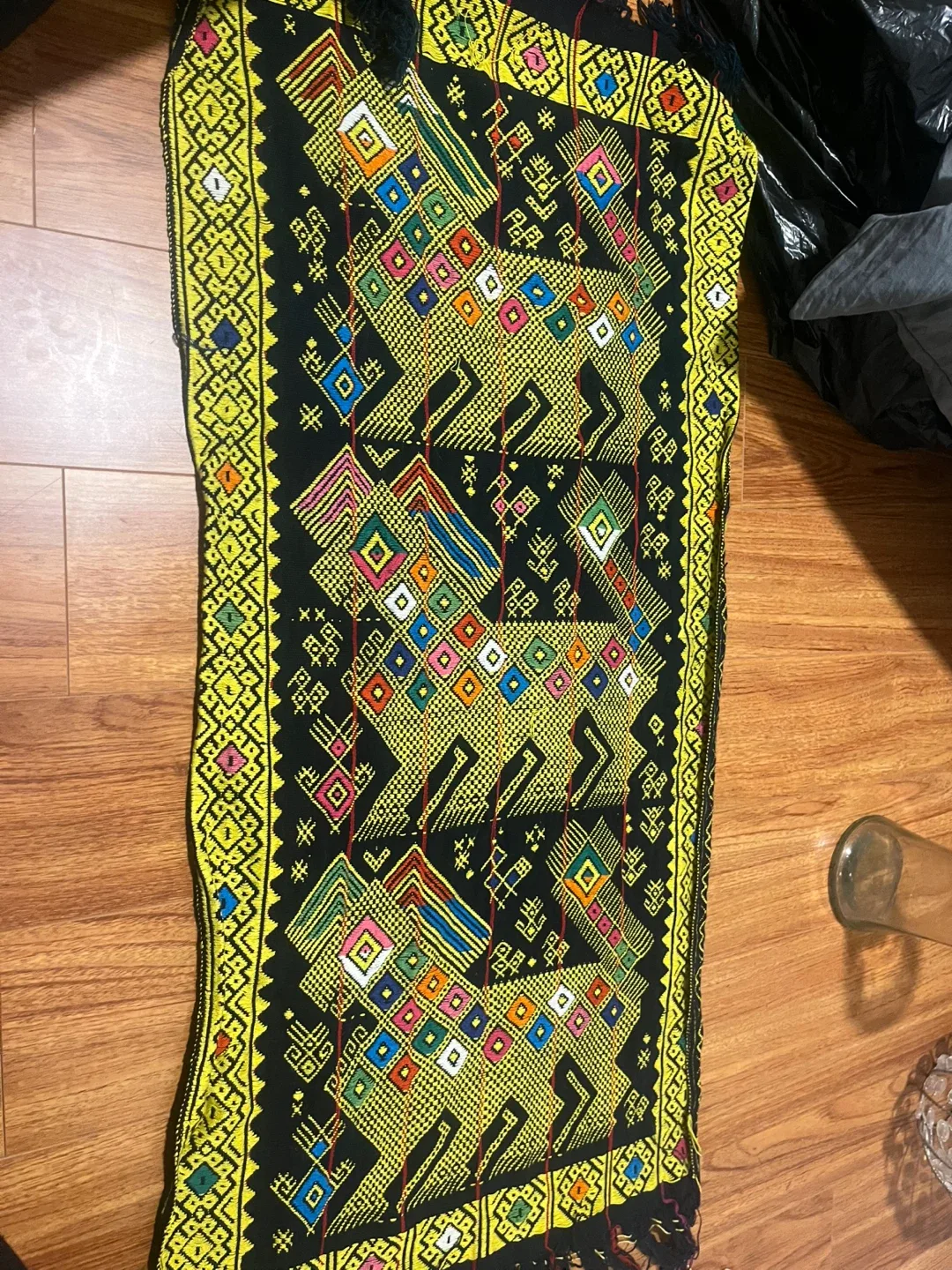 Colorful Woven Table Runner Turkish rug thumbnail