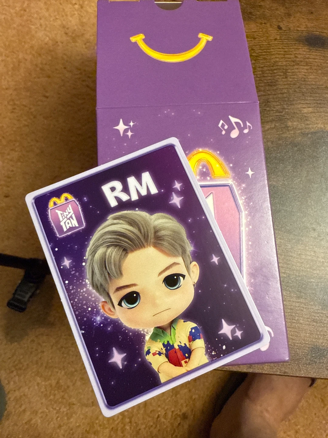 McDonald's BTS Meal RM Card & Box