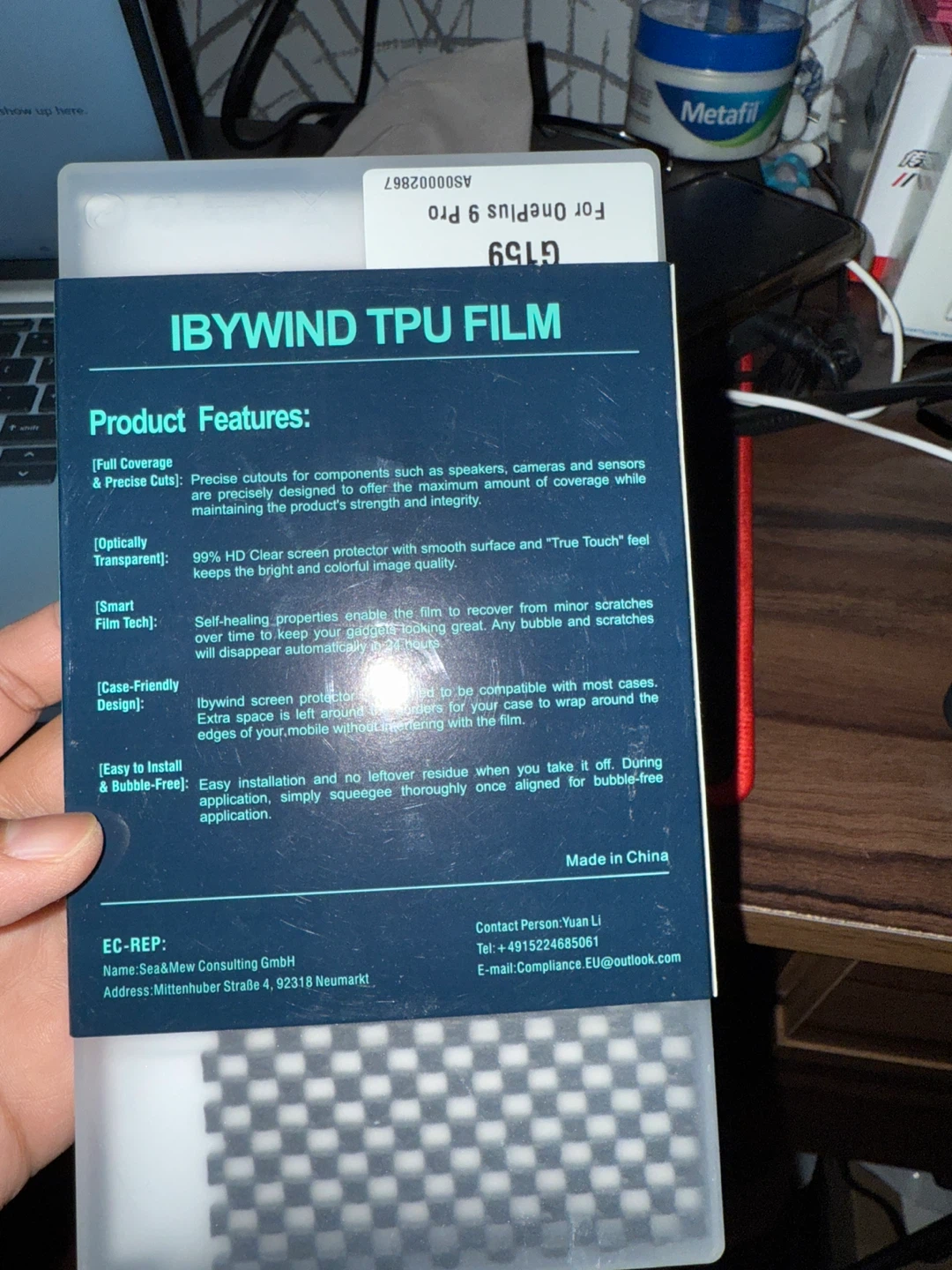 Film Screen Protector OnePlus 9 Pro - photo 2